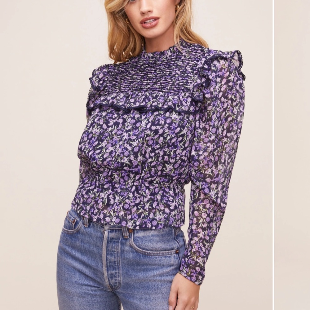 Astr the label alcott floral top